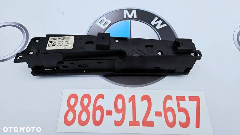 BMW 7 F01 F02 Panel obsługi konsoli środkowej Włącznik PDC Przełącznik zawieszenia Kamera 9201487 - 6