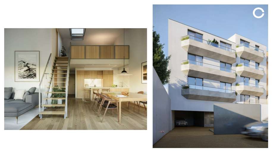 Apartamento T2 c/Terraço | Empreendimento Condominhas (Porto) - Grande imagem: 5/9