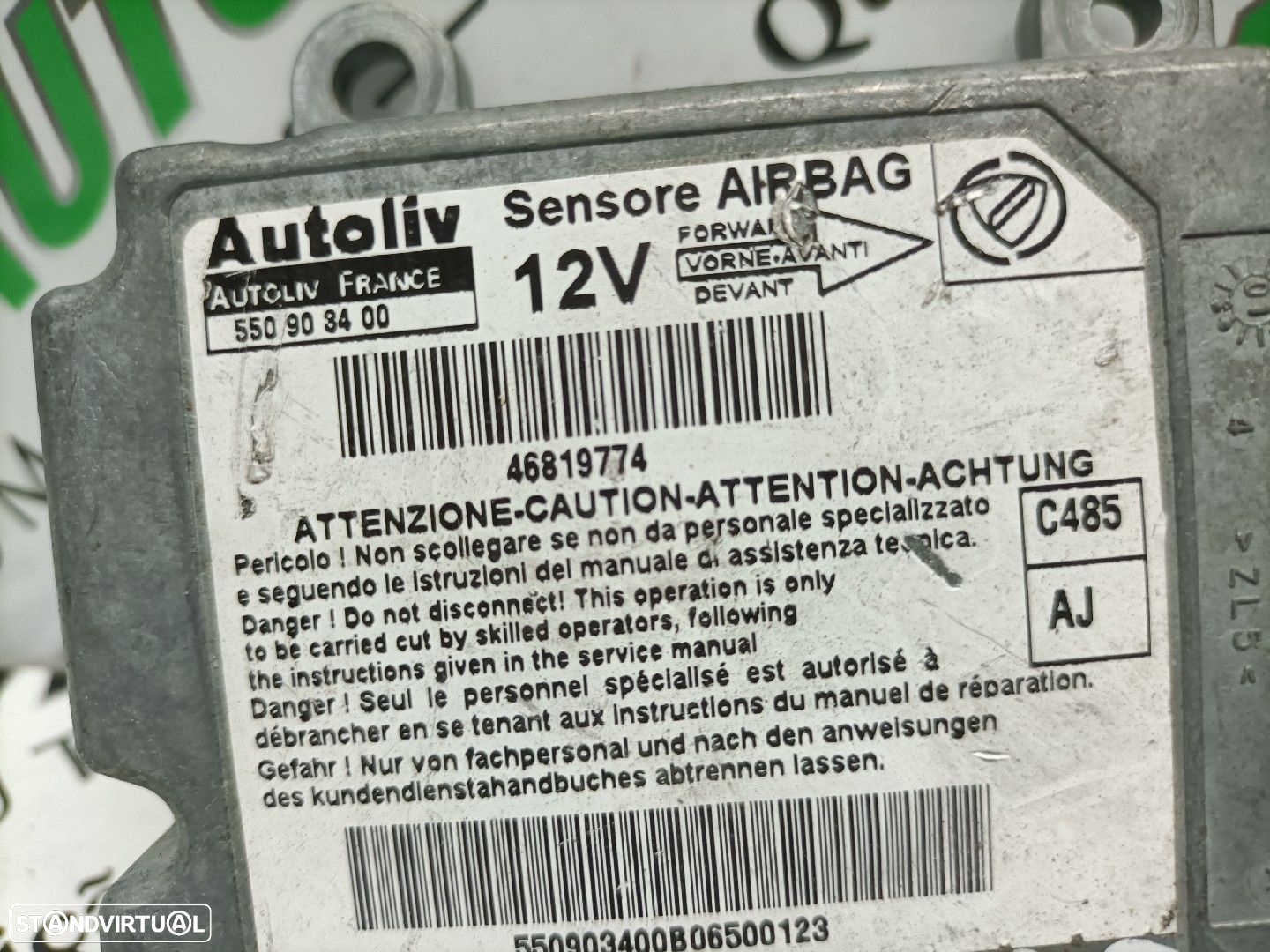 Centralina Airbags Fiat Doblo Veículo Multiuso (119_, 223_) - 2