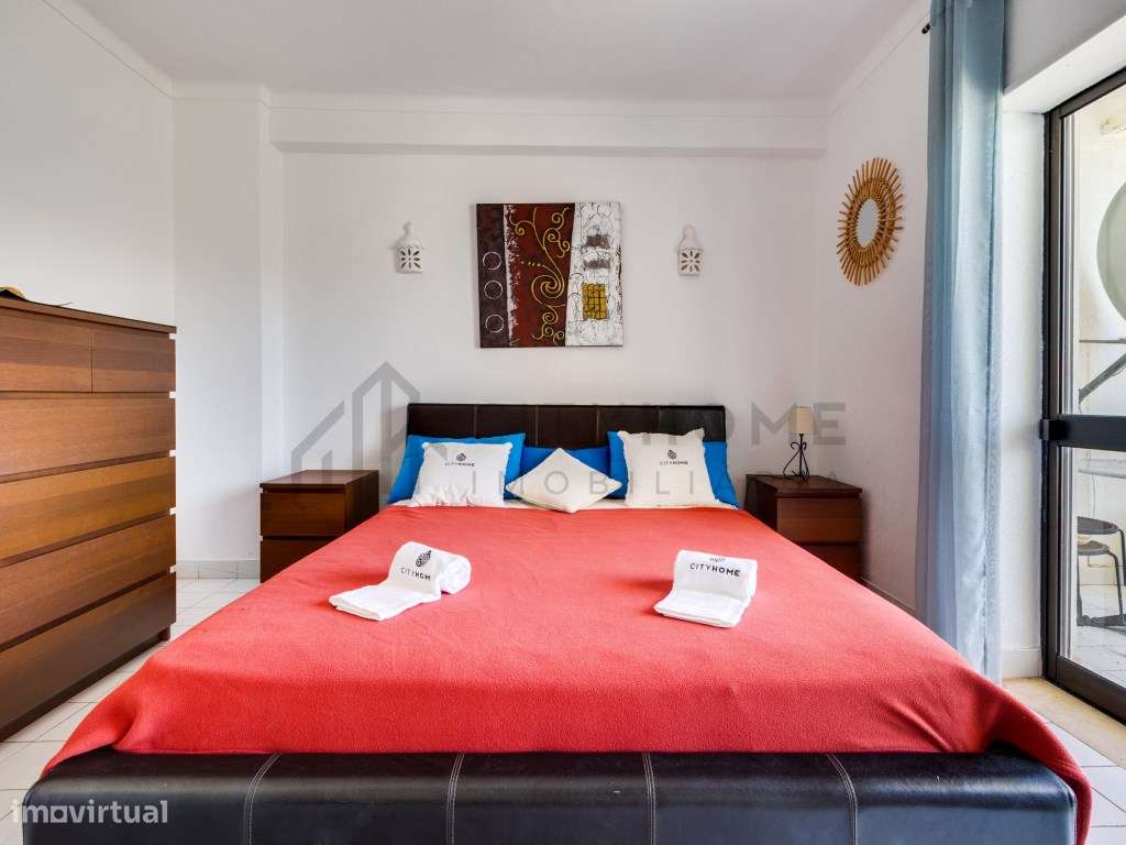 Apartamento T1 com Piscina e Varandas em Albufeira-19