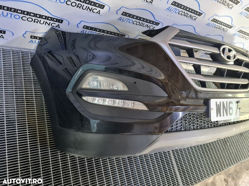 Bara fata Hyundai Tucson III 2015 - 2018 NEGRU PAE (932) model fara spalatoare far - 3