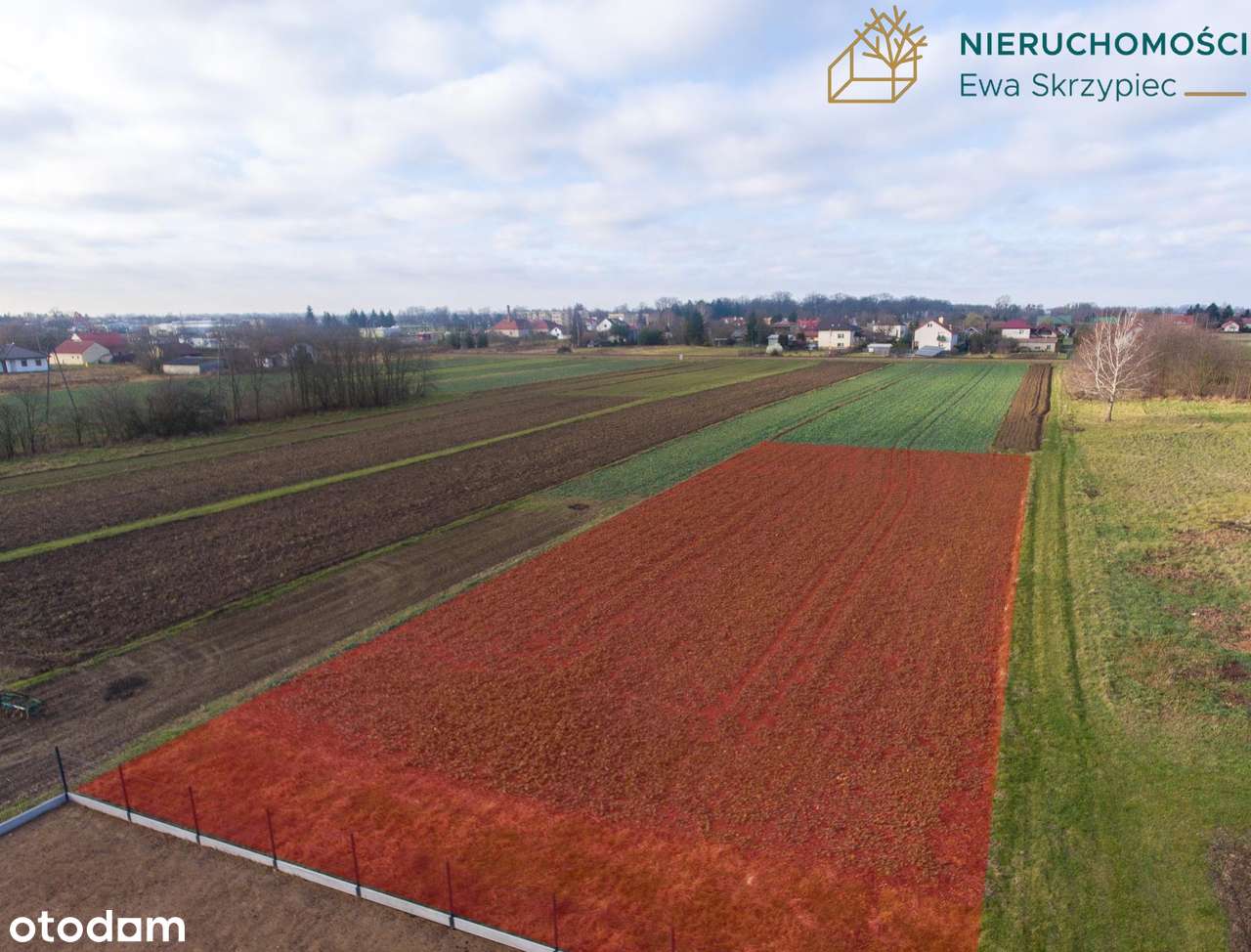 Działka WZ zagrodowymi w Maliniu koło Mielca, powierzchnia 0,1515 ha - Pełny obrazek: 2/13