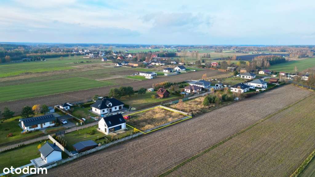 Działka 1000 m² Golesze Duże – media w działce! - Pełny obrazek: 5/5