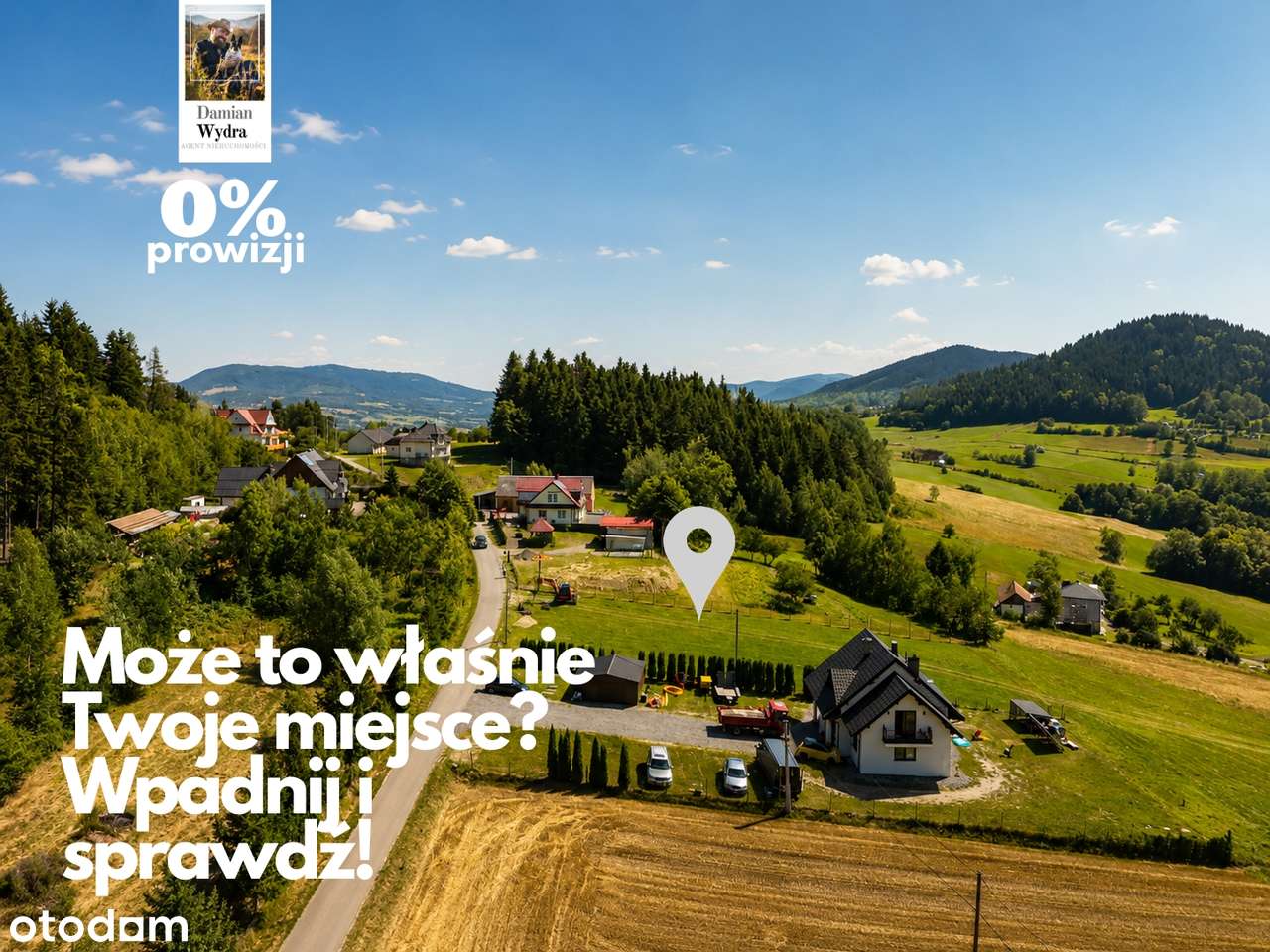 Panorama gór, las, media na działce, asfalt, bez prowizji, FULL OPCJA-17