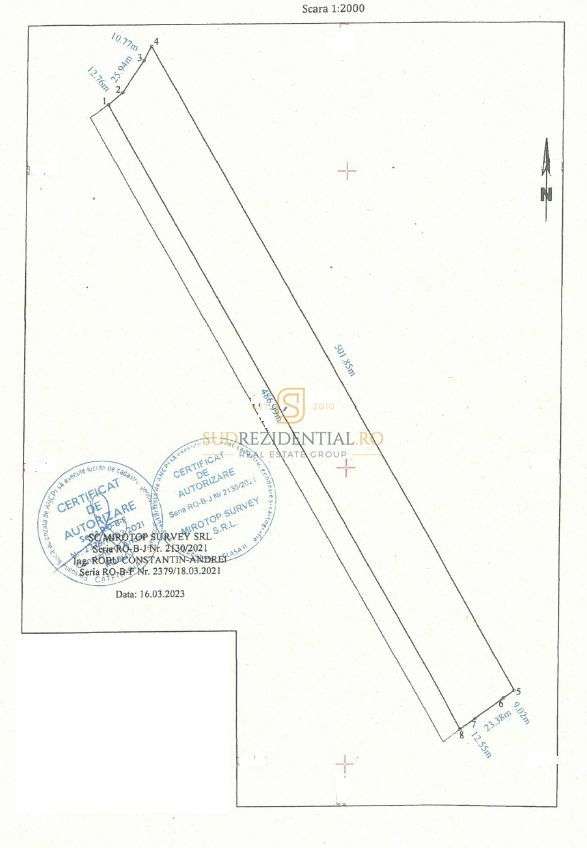 Teren intravilan generos, investitie ideala in zona IMGB - Sectorul 4 - Imagine principală: 5/20