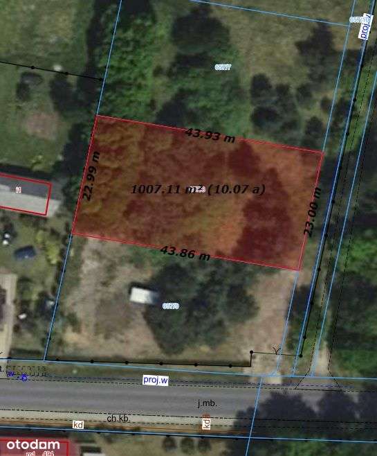 Działka budowlana przy lesie, Rokitno Szlacheckie