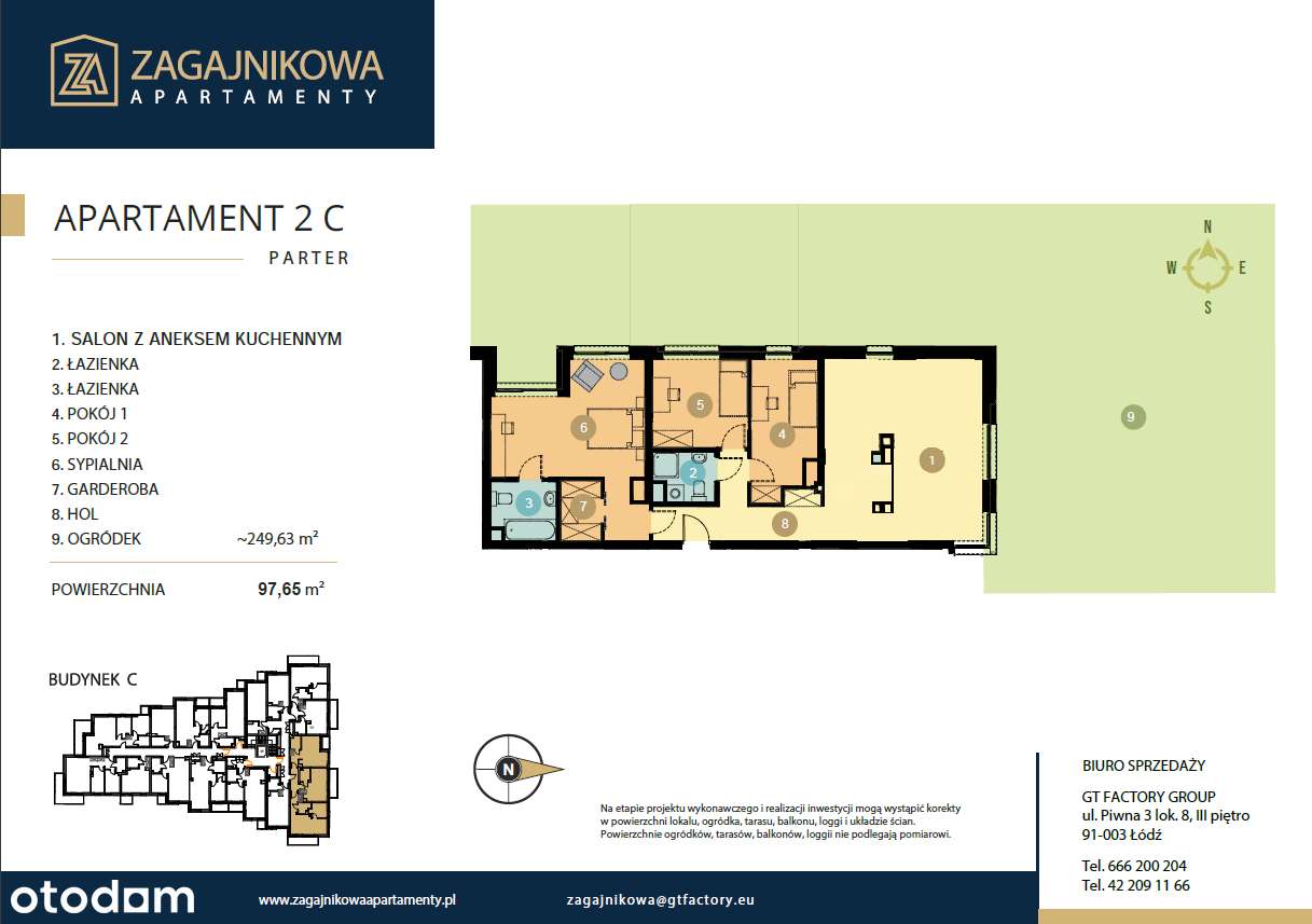 Zagajnikowa | nowe gotowe mieszkania przy parku | 4 pokoje - Pełny obrazek: 4/9
