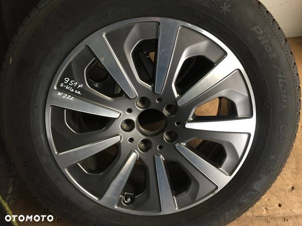 MERCEDES S KLASA W222 ALUFELGI A2224010802 + OPONY 245/55 R17 - 2