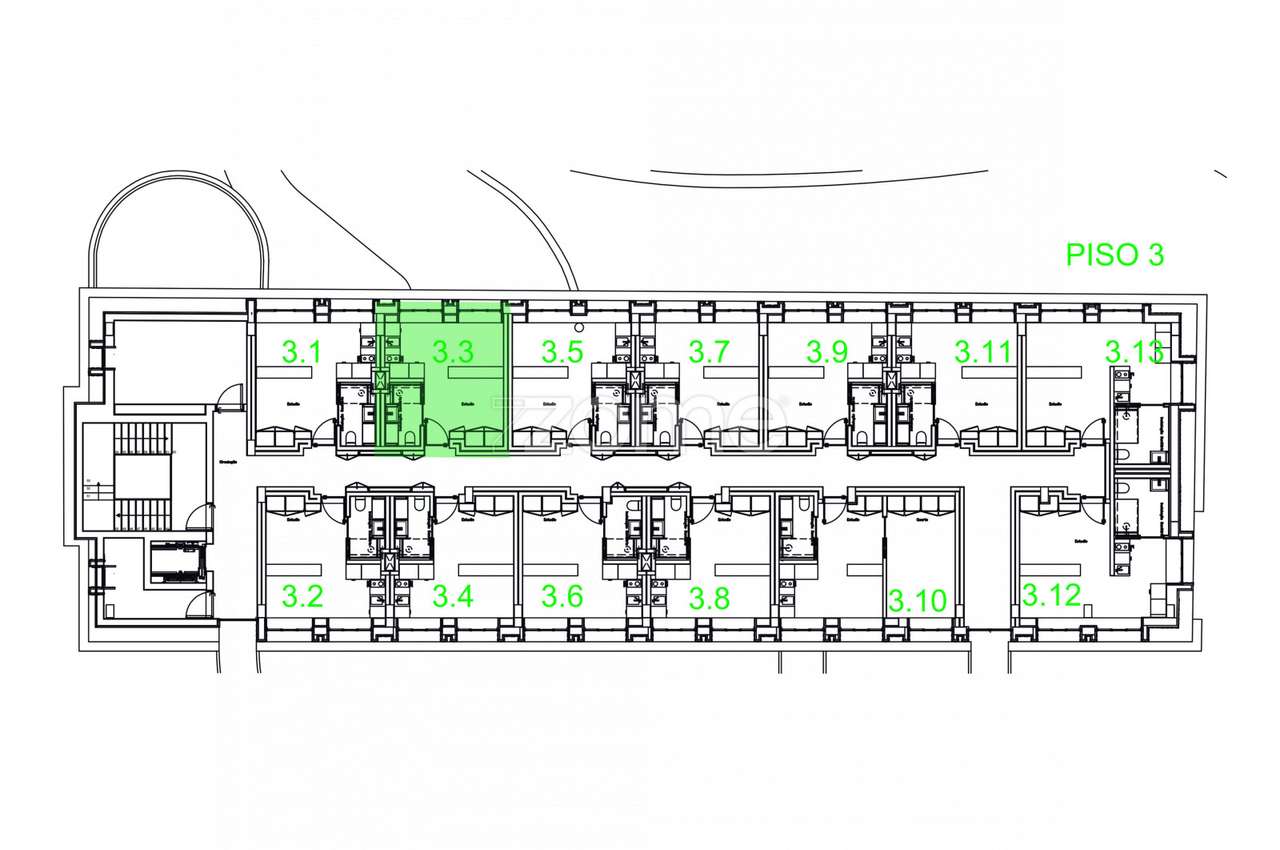 Apartamento T0 novo na Covilhã (Fração 2.5) - Grande imagem: 2/16