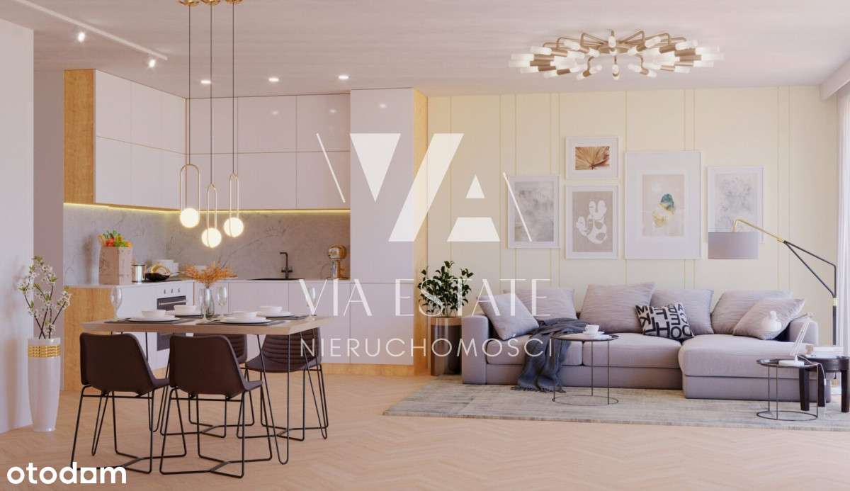 Mieszkanie z przestronnym balkonem w sercu Mokotow - Pełny obrazek: 4/5