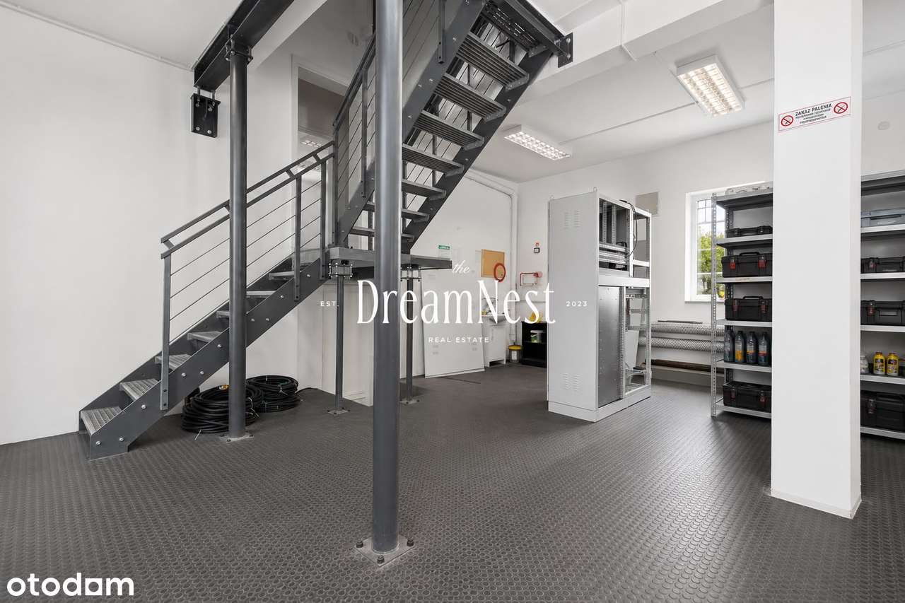 Wyjątkowa inwestycja - Budynek biurowo-magazynowy z halą + dom-4
