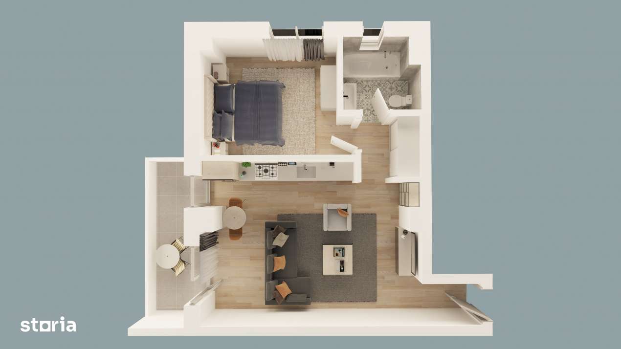 Apartament 2 camere in Mioveni | Bloc Nou | Comision 0% - Imagine principală: 4/7