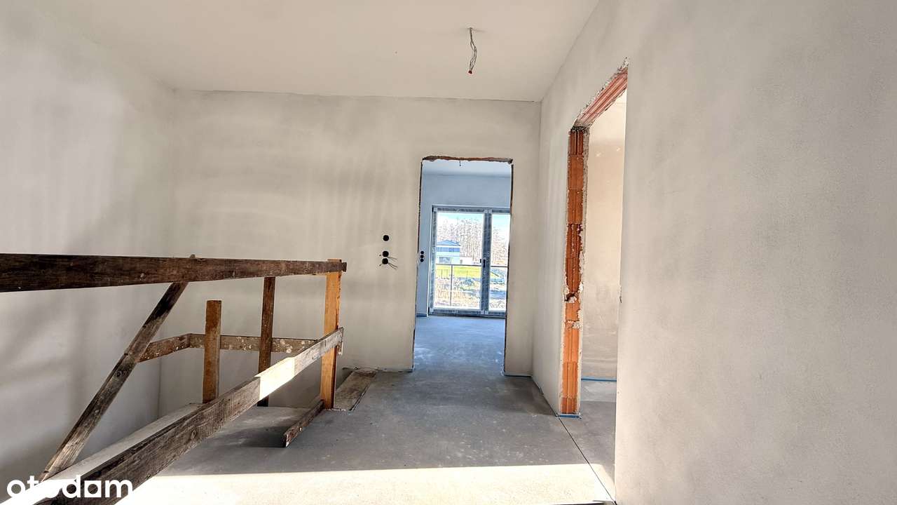 Gotowy do wykończenia dom w Górkach | 123 m² | Bliźniak| Ogród |-14