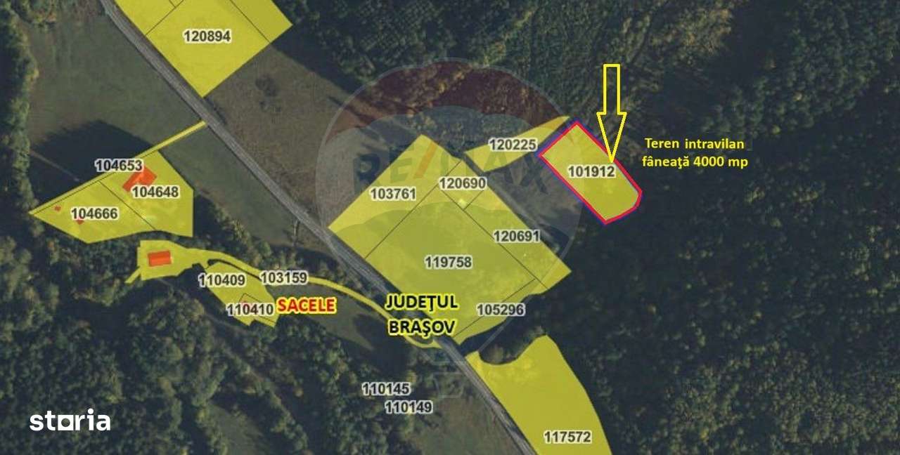 Teren intravilan, 4003 mp, Săcele - Babarunca - Imagine principală: 4/7