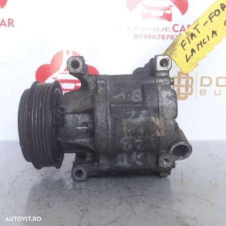 Compresor AC Fiat-Lancia 0.9i-1.4i - SCSB06 | Dezmembrari Auto Multimarca: Stoc depoz | Clinique Car - 1