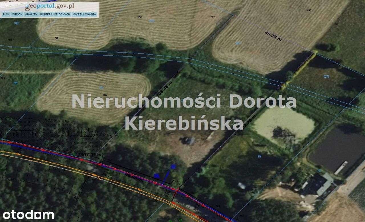 Działka budowlana z bezpośrednim dotępem do rzeki.-8