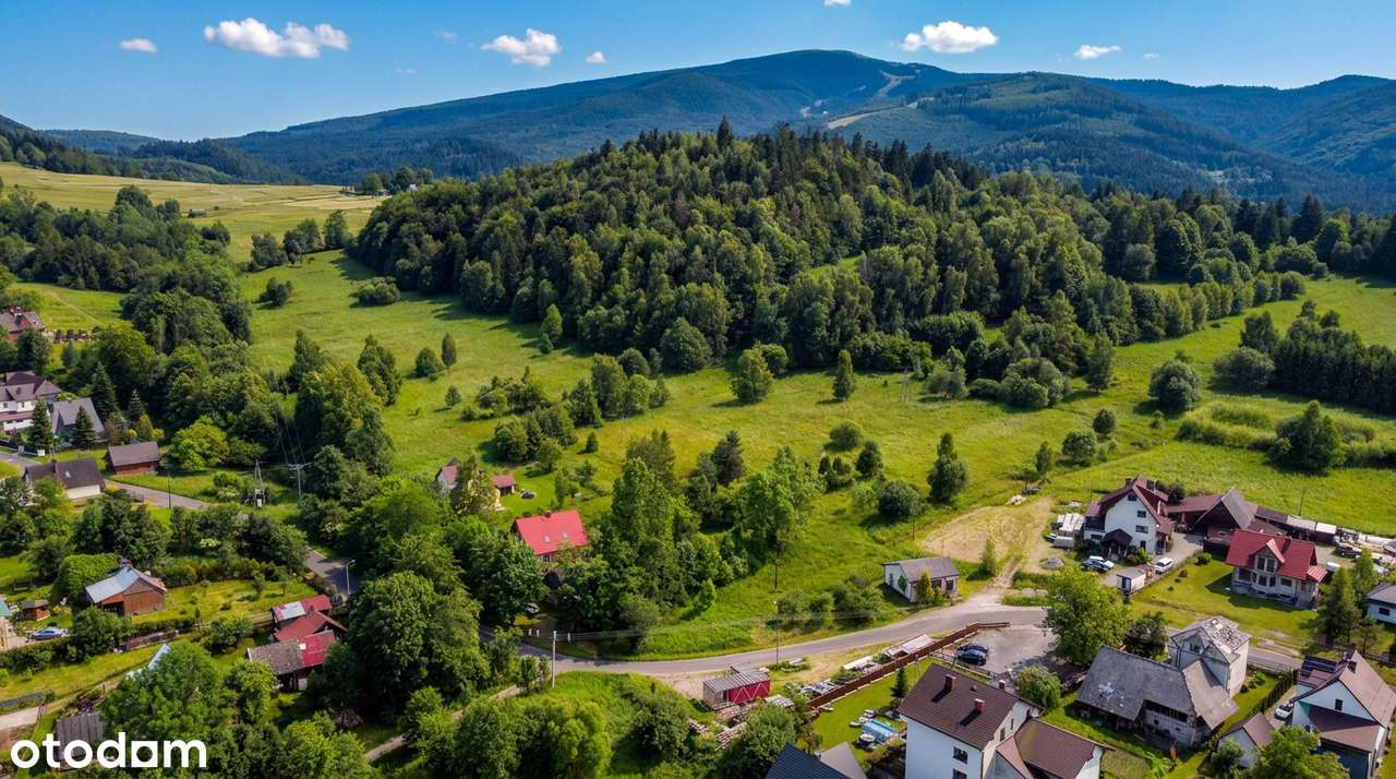 Działka budowlana 6 arów – Korbielów, u stóp Pilska-0