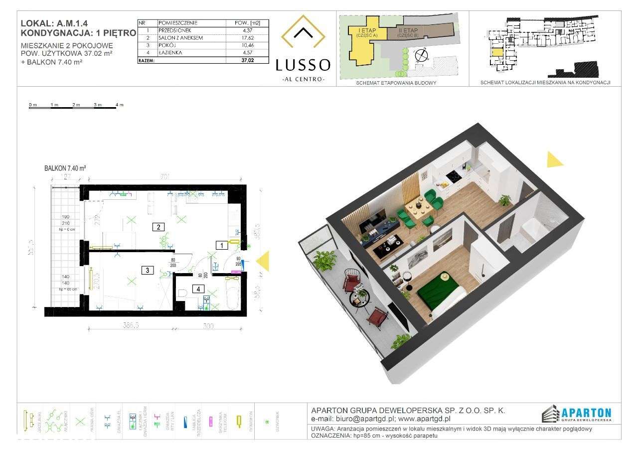 Apartamentowiec Lusso Al Centro! A.1.4 - Pełny obrazek: 2/8