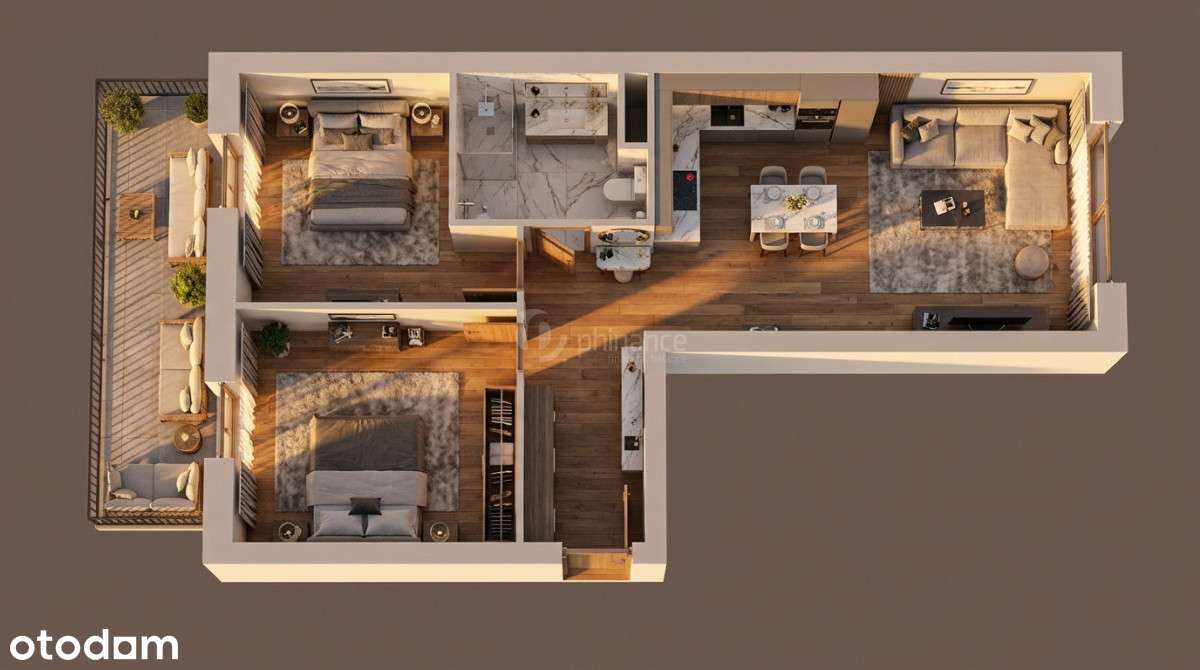Ostatnie 3pok. 50m²| Duży Balkon| 12 min Poznań!