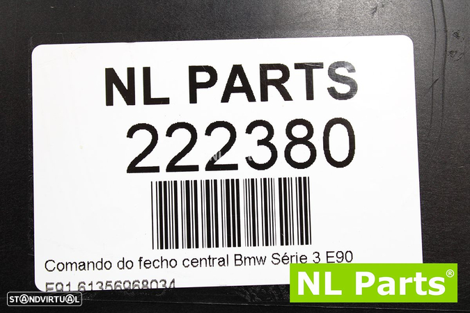 Comando do fecho central Bmw Série 3 E90 E91 61356968034 - 6