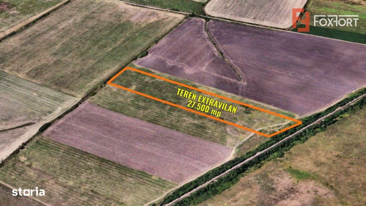 Teren extravilan 27.500 mp de vanzare in Timisoara-Zona Exterior Vest - Imagine principală: 2/4