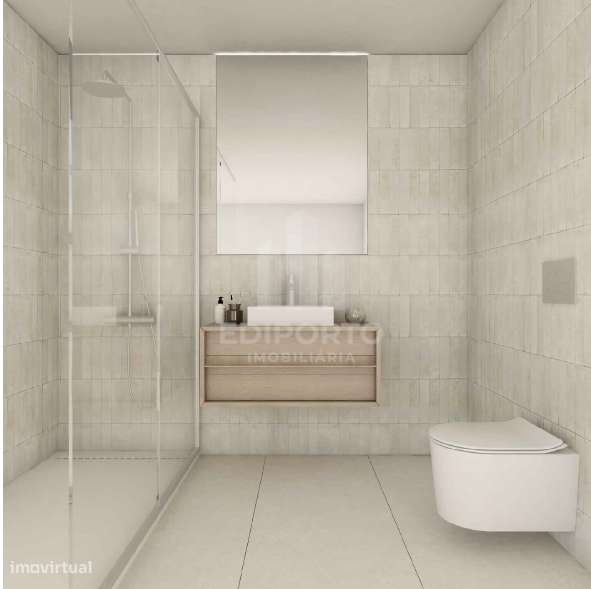 Apartamento T1+1 novo  Mezanine  (pé direito de 5 metros ) com  2 terr - Grande imagem: 4/10