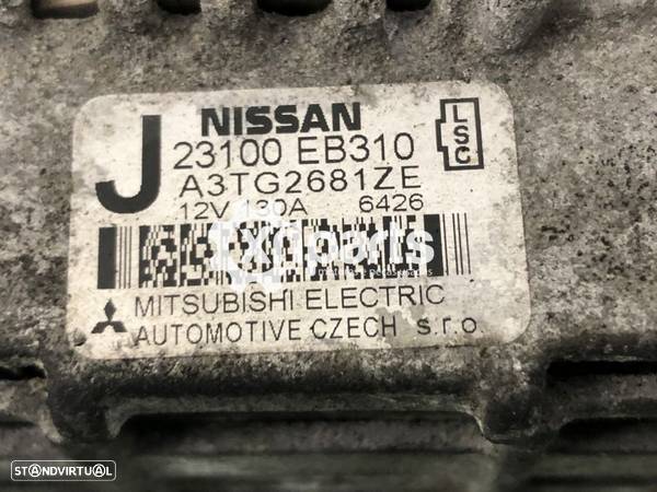 Alternador NISSAN NP300 NAVARA (D40) 2.5 dCi | 03.10 -  Usado REF. 23100 EB310... - 5