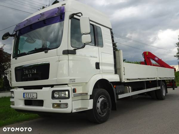 MAN TGM 15.250 HDS HMF 835 z Niemiec idealny skrzyniowy - 12