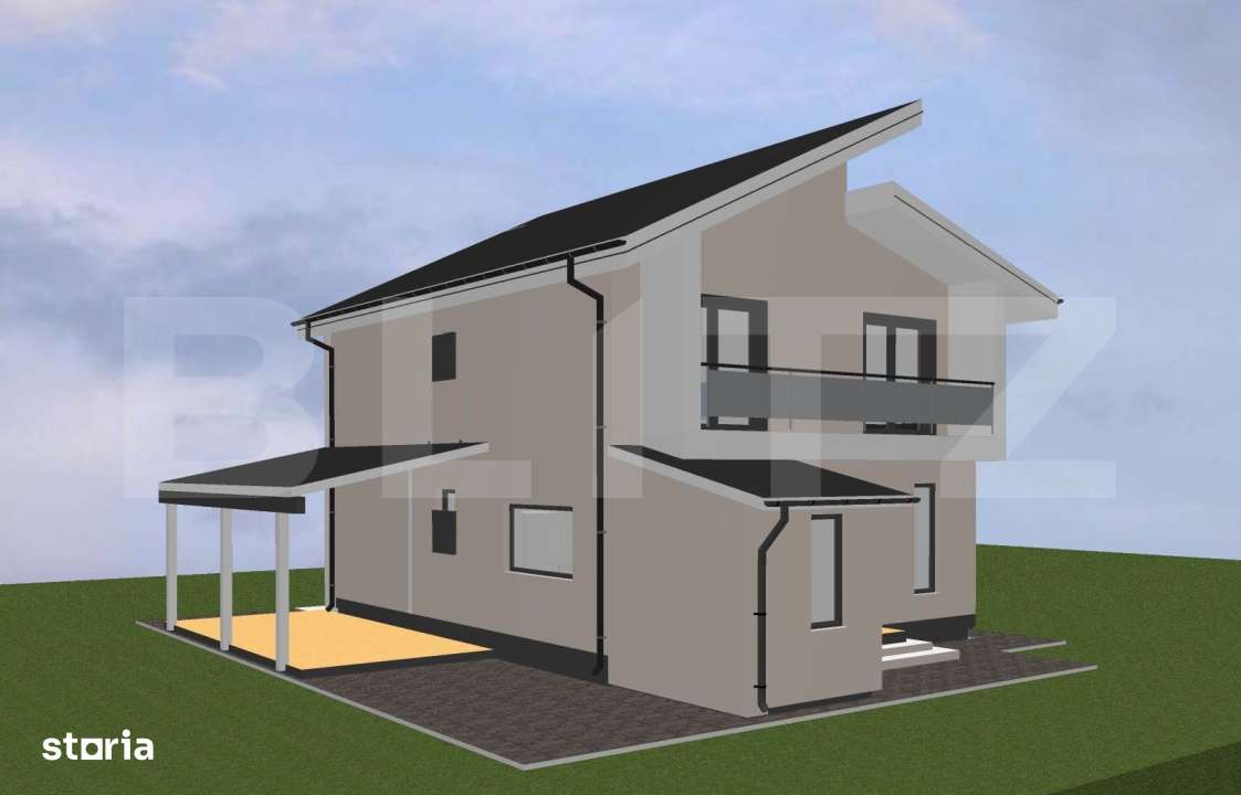 Casa individuala 4 camere Cristian,casa la rosu! - Imagine principală: 3/18