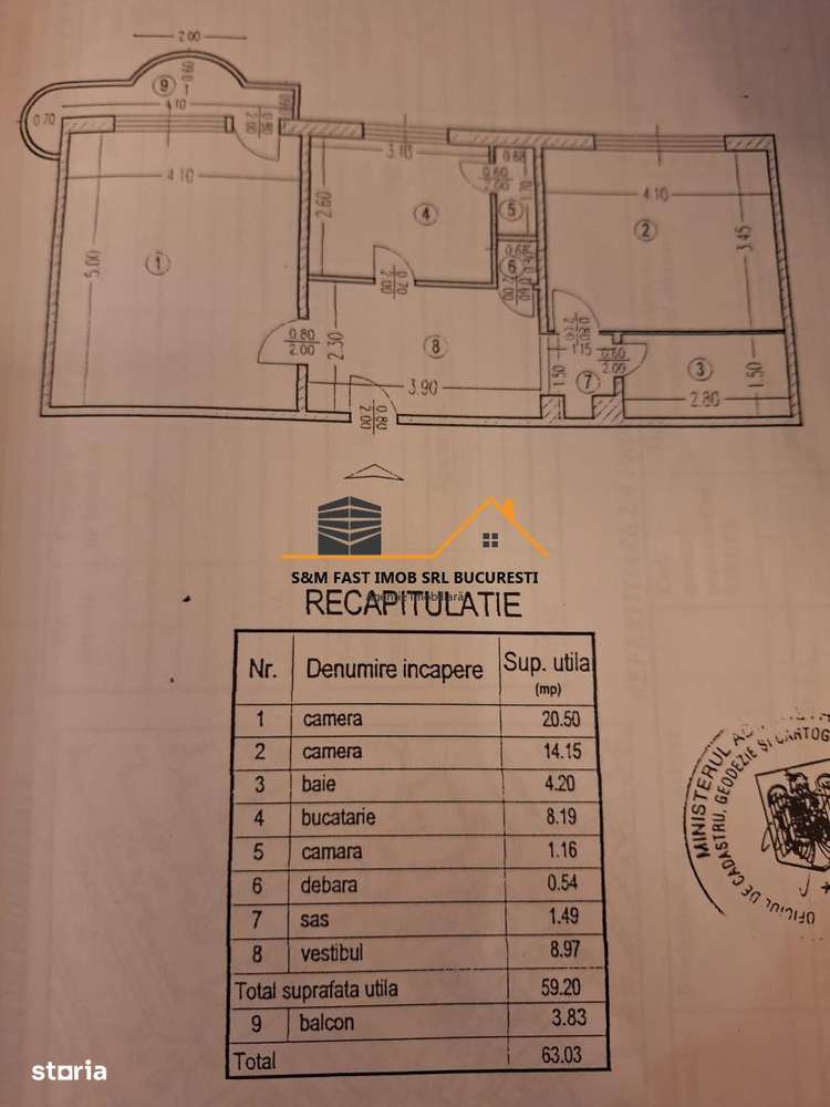 Vânzare 2 Camere -13 Septembrie-Sebastian-Semicentral--0
