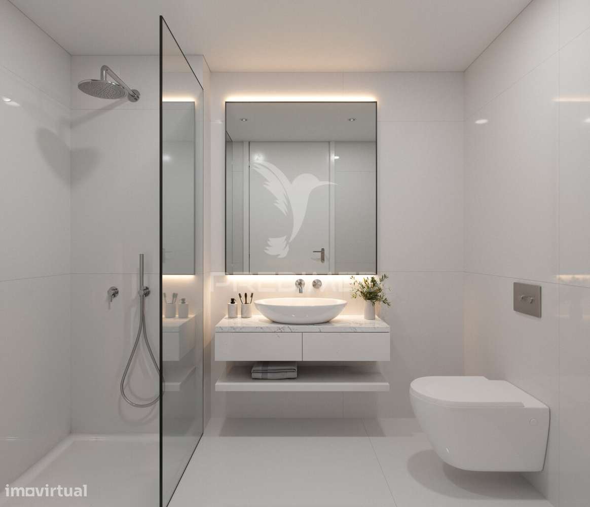 T1 Novo com Garagem e Varanda | Sky Living – Junto ao Gaia Shopping - Grande imagem: 4/5