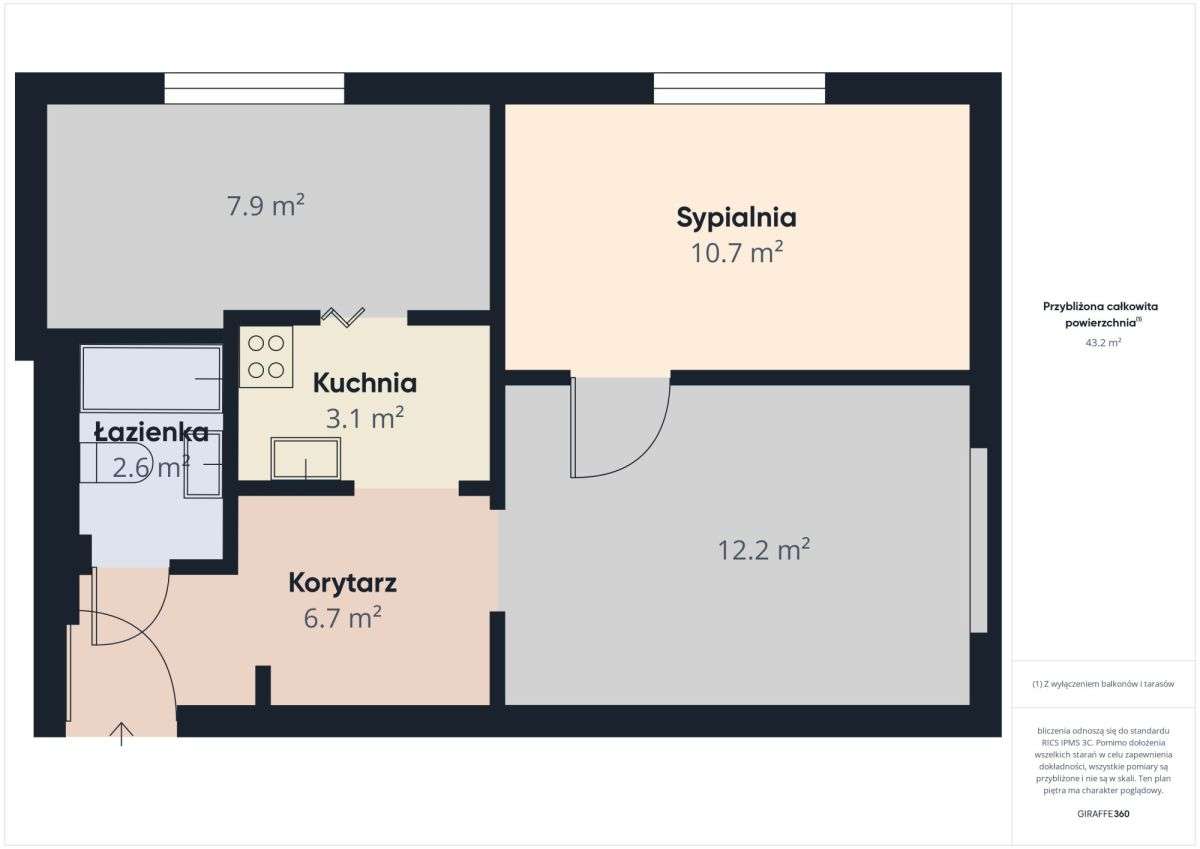 Mieszkanie w pożądanej okolicy ! - Pełny obrazek: 2/12