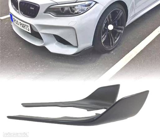 SPLITTER DIANTEIRO PARA BMW F22 F23 12-19 LOOK M PERFORMANCE - 1