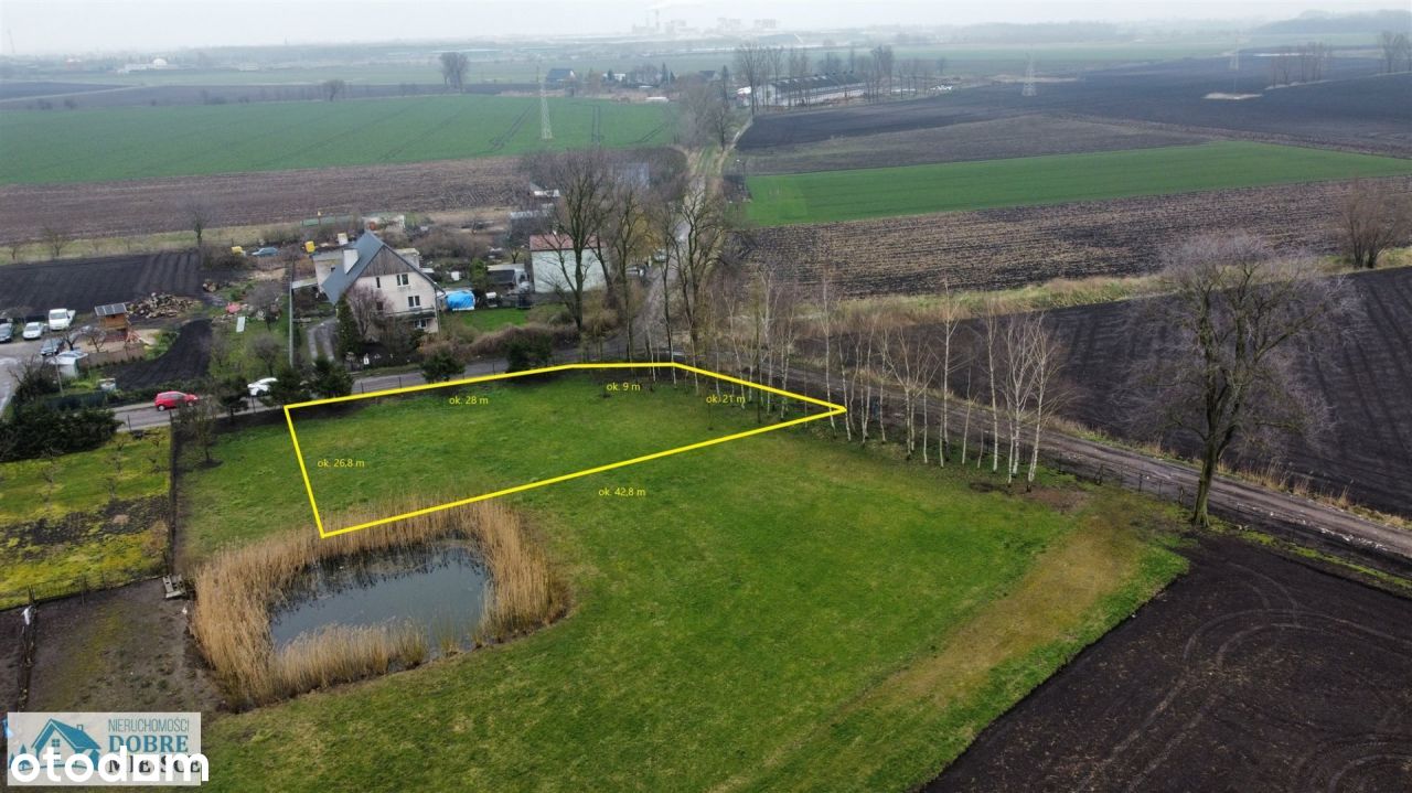 Działka budowlna 1000 m2 objęta Mpzp - Batkowo