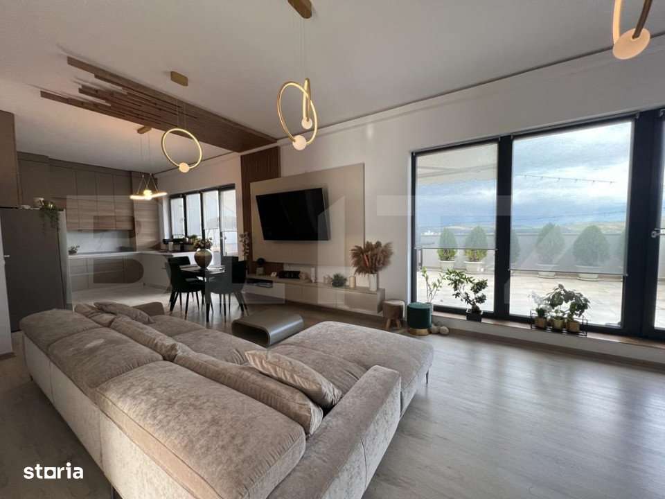 Penthouse de 97 mp, terasa 60 mp, zona Kaufland - Imagine principală: 4/14