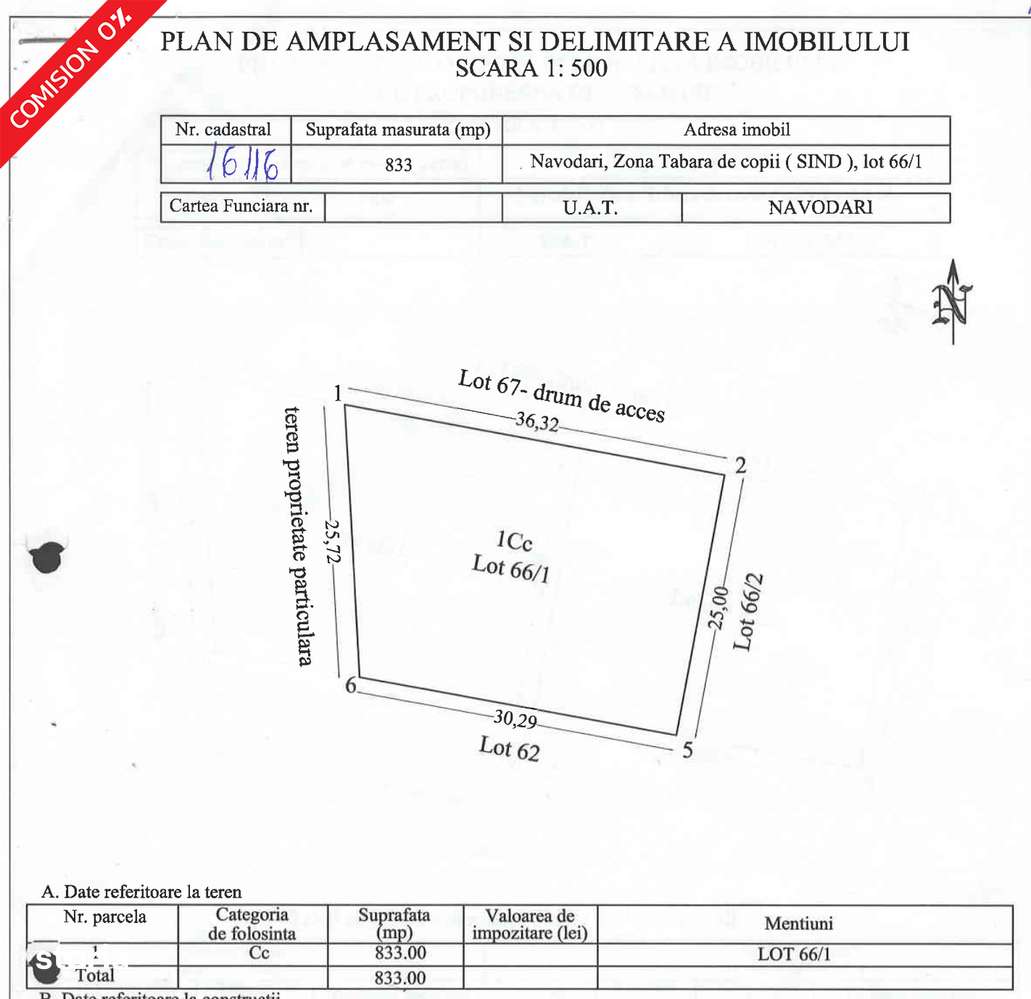 #Proprietar: Vând teren 833m² la doar 100m de plajă - Mamaia Nord - Imagine principală: 3/3