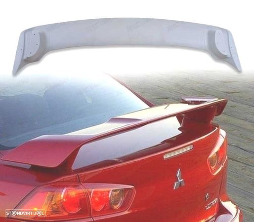 AILERON SPOILER TRASEIRO PARA MITSUBISHI LANCER MK8 07-15 - 1