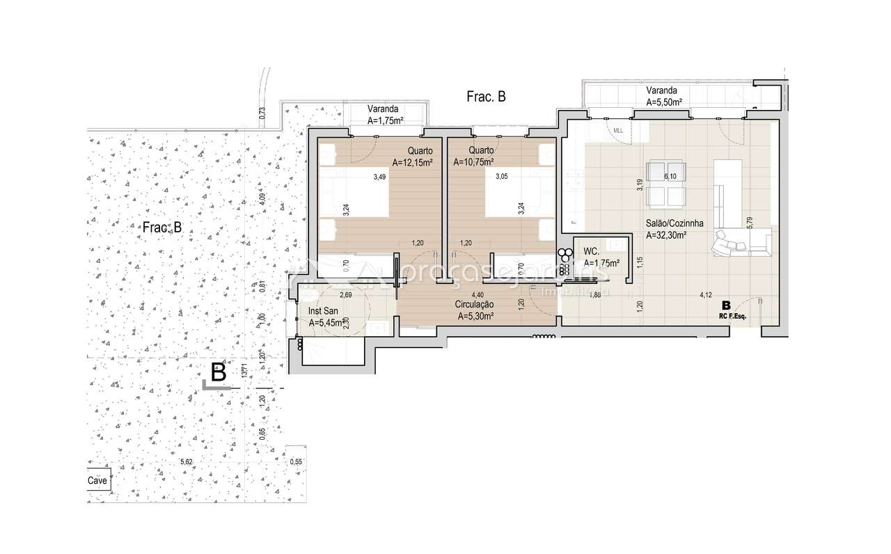 Apartamento T2 —  Batalha-18