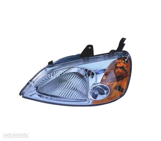 FAROL ESQ OPTICAS PARA HONDA CIVIC SEDAN 4P 01-03 - 1