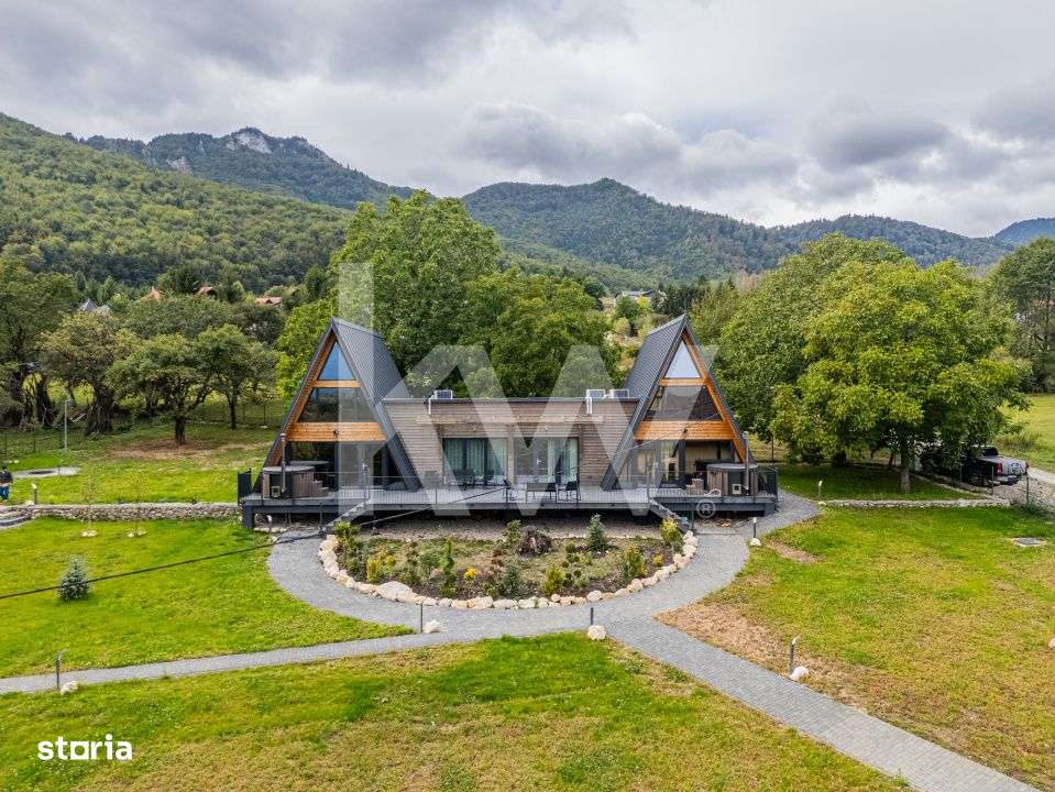 Afacere la cheie in inima naturii- Case smart A-Frame - Imagine principală: 2/19
