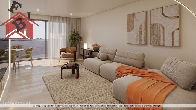 T1 NOVO VARANDA E VISTA MAR SANTA MARINHA, GAIASHOPPING 197.000€-1