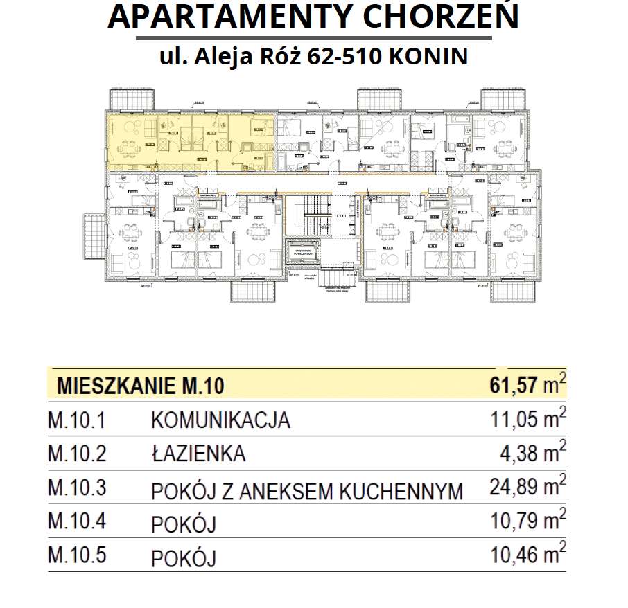 Centrum Konina nowo wybudowane apartamenty - Pełny obrazek: 4/4