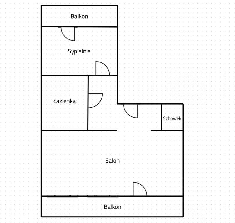 2 Pokoje- 2 Balkony- Projektant-10