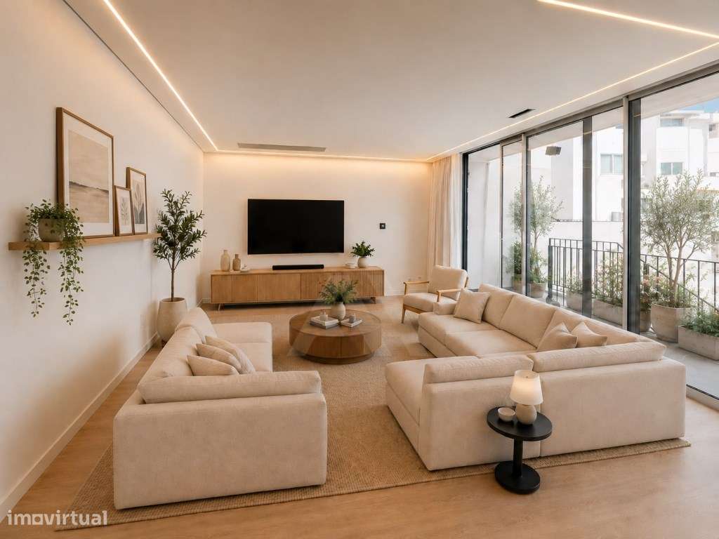 Moradia T5 na Amoreira com vista mar, piscina e jardim privativo-0