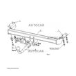 Carlig de remorcare pentru TOYOTA RAV 4 - 5usi., 4x4, ( XA 2 ) - sistem demontabil  automat cu clema - din 2000 pana 2005 - 3