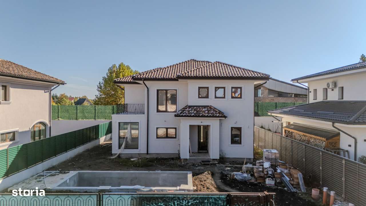 Vila moderna cu vedere la lac, ambient intim si elegant, piscina-14