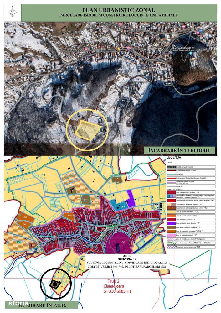 Teren intravilan 4600mp - 55 EUR/mp - EXCLUSIVITATE CISNADIOARA - COMI - Imagine principală: 3/15