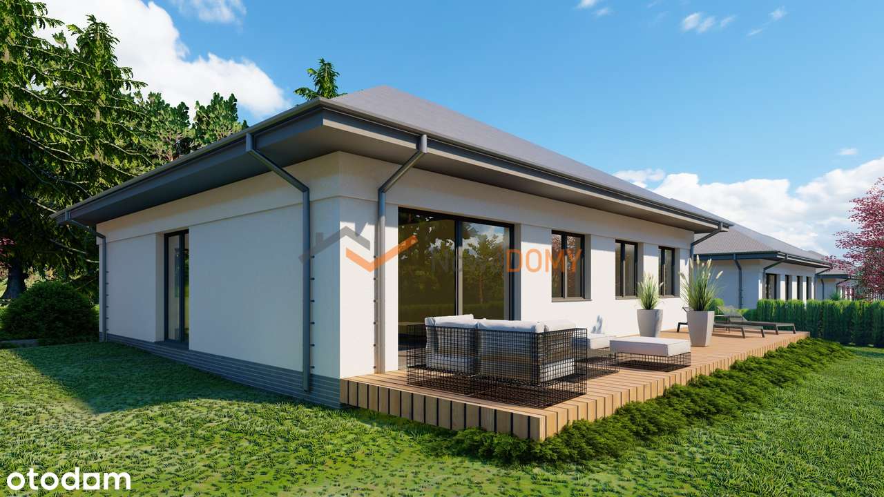 CENA PROMOCYJNA! Parterowy Dom PRZY LESIE w Buku DUŻA DZIAŁKA 0% prow. - Pełny obrazek: 4/12