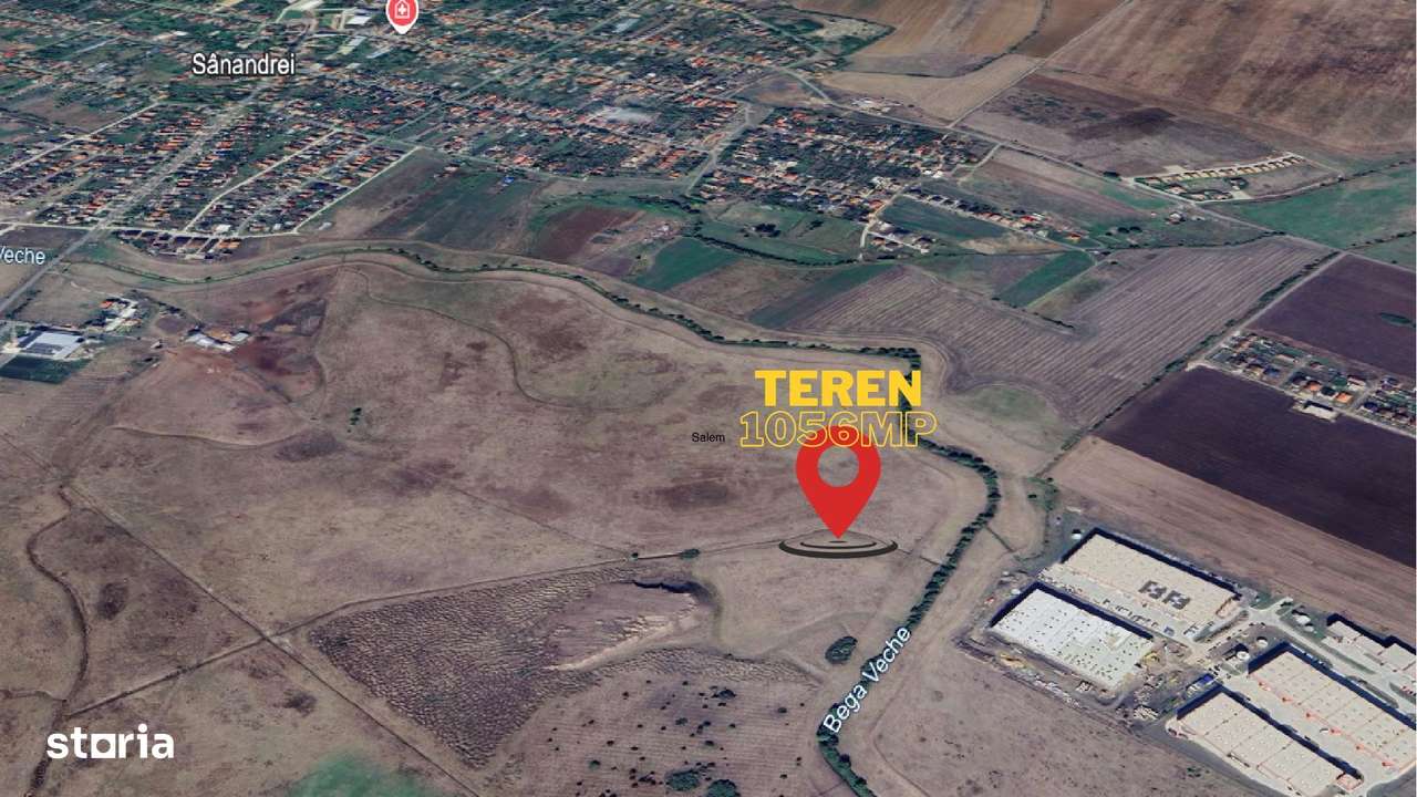 Teren intravilan 1056 mp de vânzare în Sânandrei-0