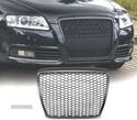 GRELHA FRONTAL PARA AUDI A6 4F 08-11 LOOK RS6 COR PRETO - 1